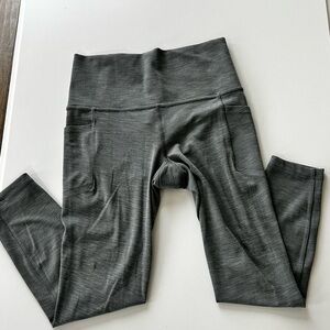 Athleta Salutation Stash High Rise 7/8 Legging Grey | Size XS